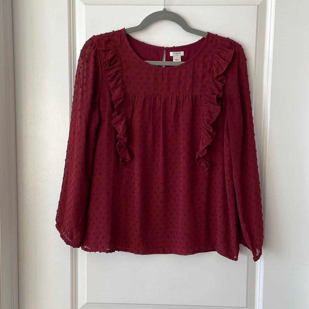 J crew long sleeve blouse